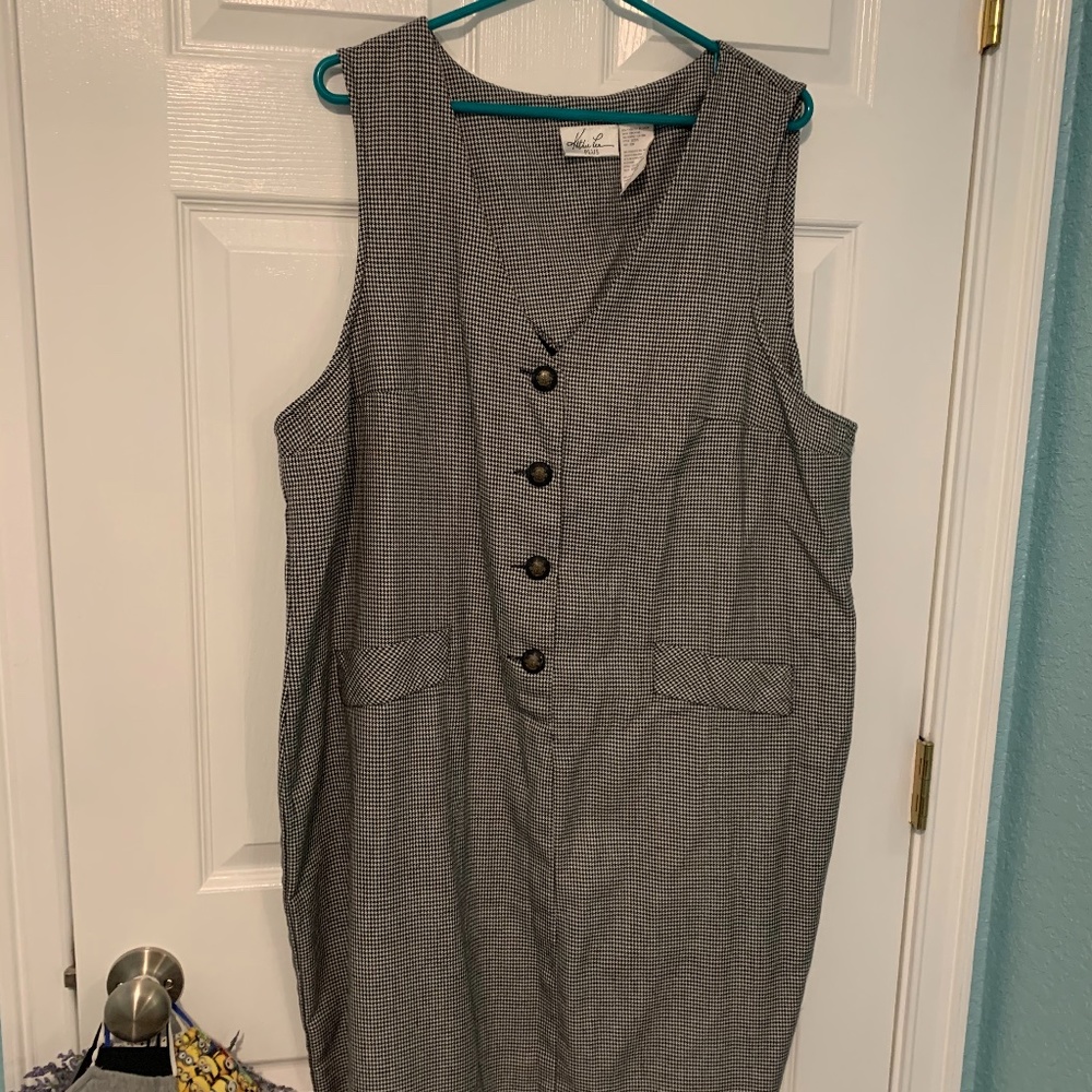 KATHIE LEE PLUS GINGHAM DRESS SIZE 20